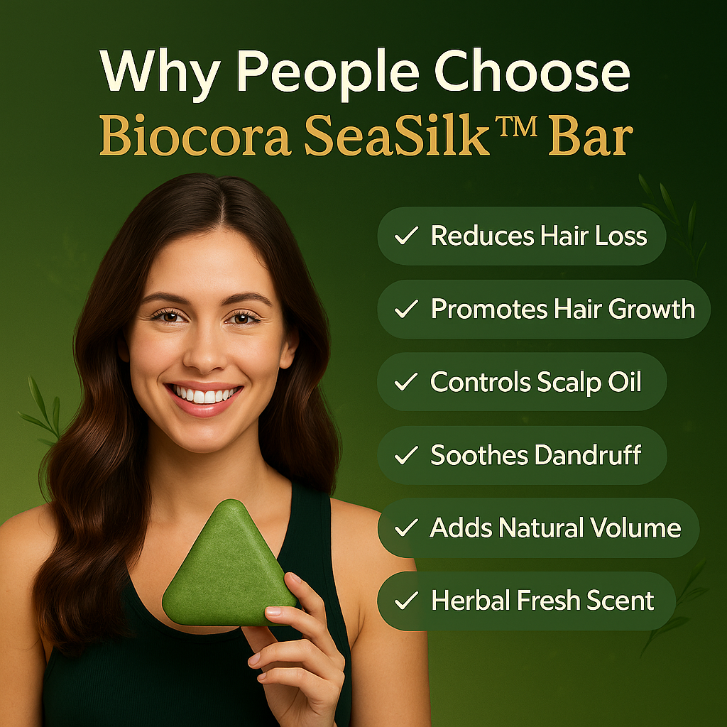 Seaweed Shampoo Bar That Revives Thinning Hair Naturally