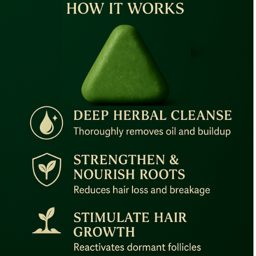 Seaweed Shampoo Bar That Revives Thinning Hair Naturally